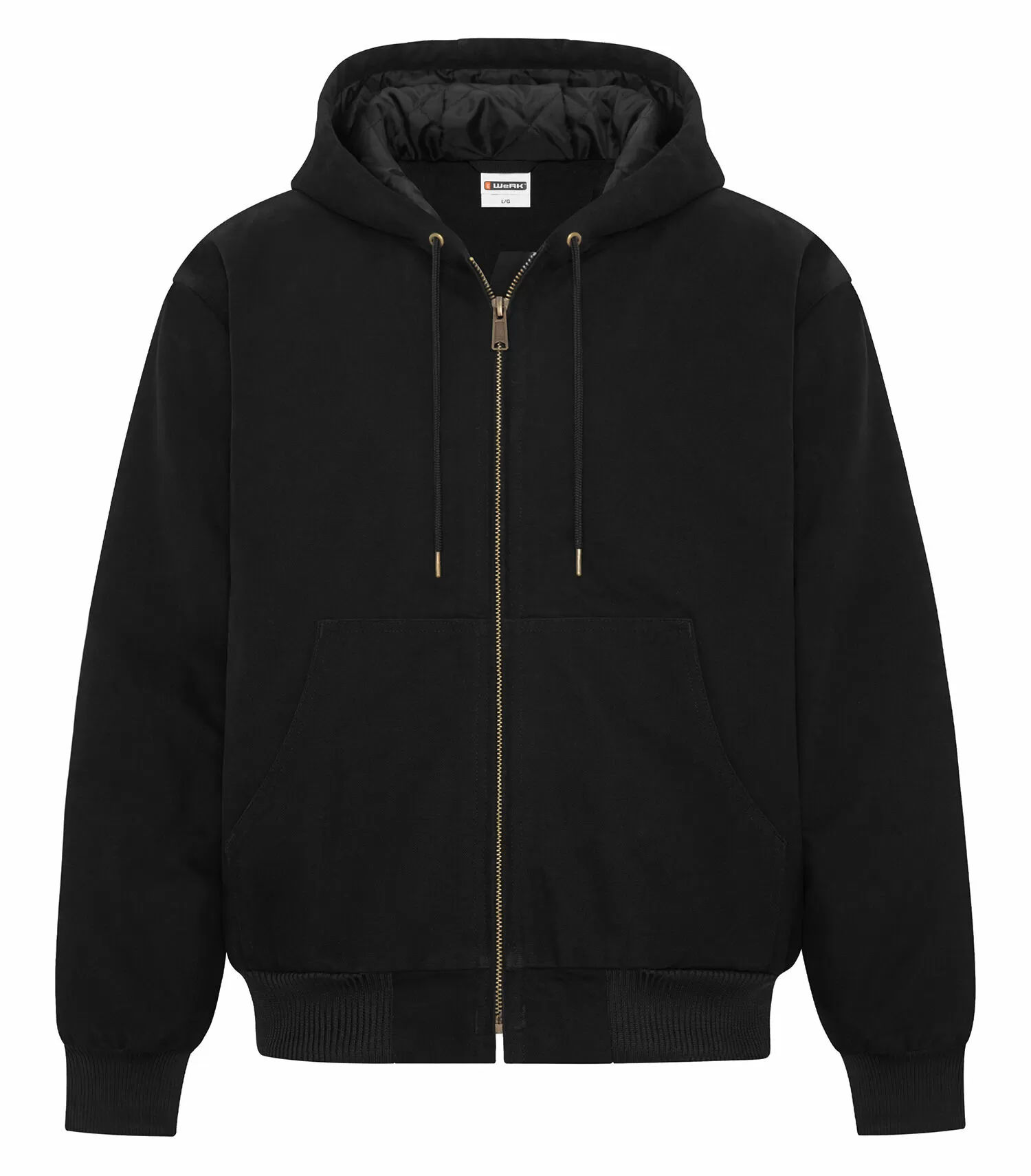 ATC Werk Yukon Hooded Bomber Jacket in Black