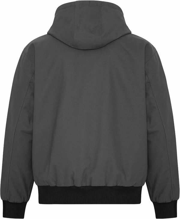 Am image of a Custom ATC Werk Yukon Hooded Bomber Jacket in Grey!