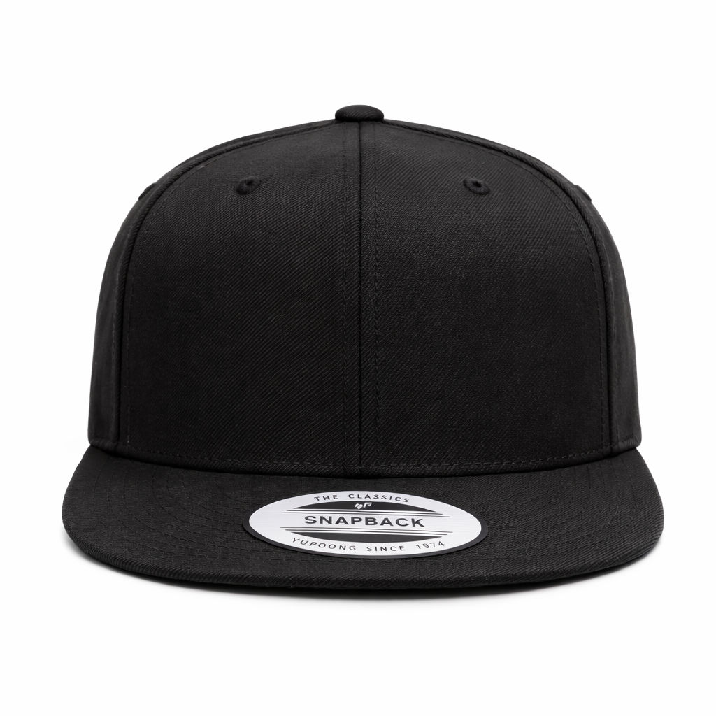ATC Yupoong YP Classics™ Premium Classic Snapback Cap in Black