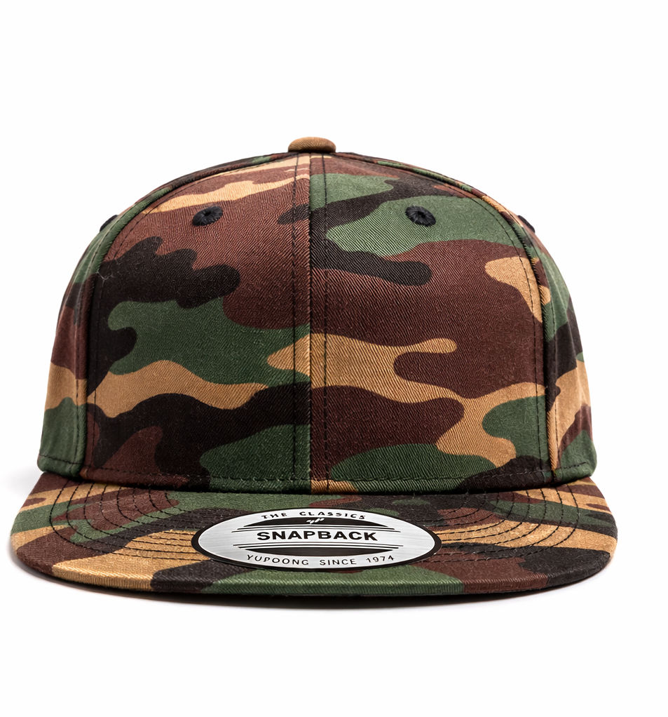 ATC Yupoong YP Classics™ Premium Classic Snapback Cap in Camo