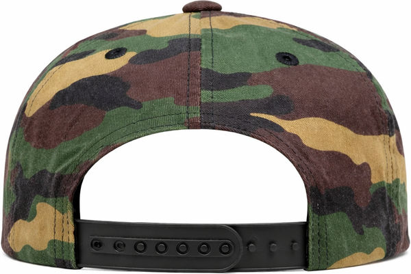 An image of a Custom ATC Yupoong YP Classics™ Premium Classic Snapback Cap in Camo!