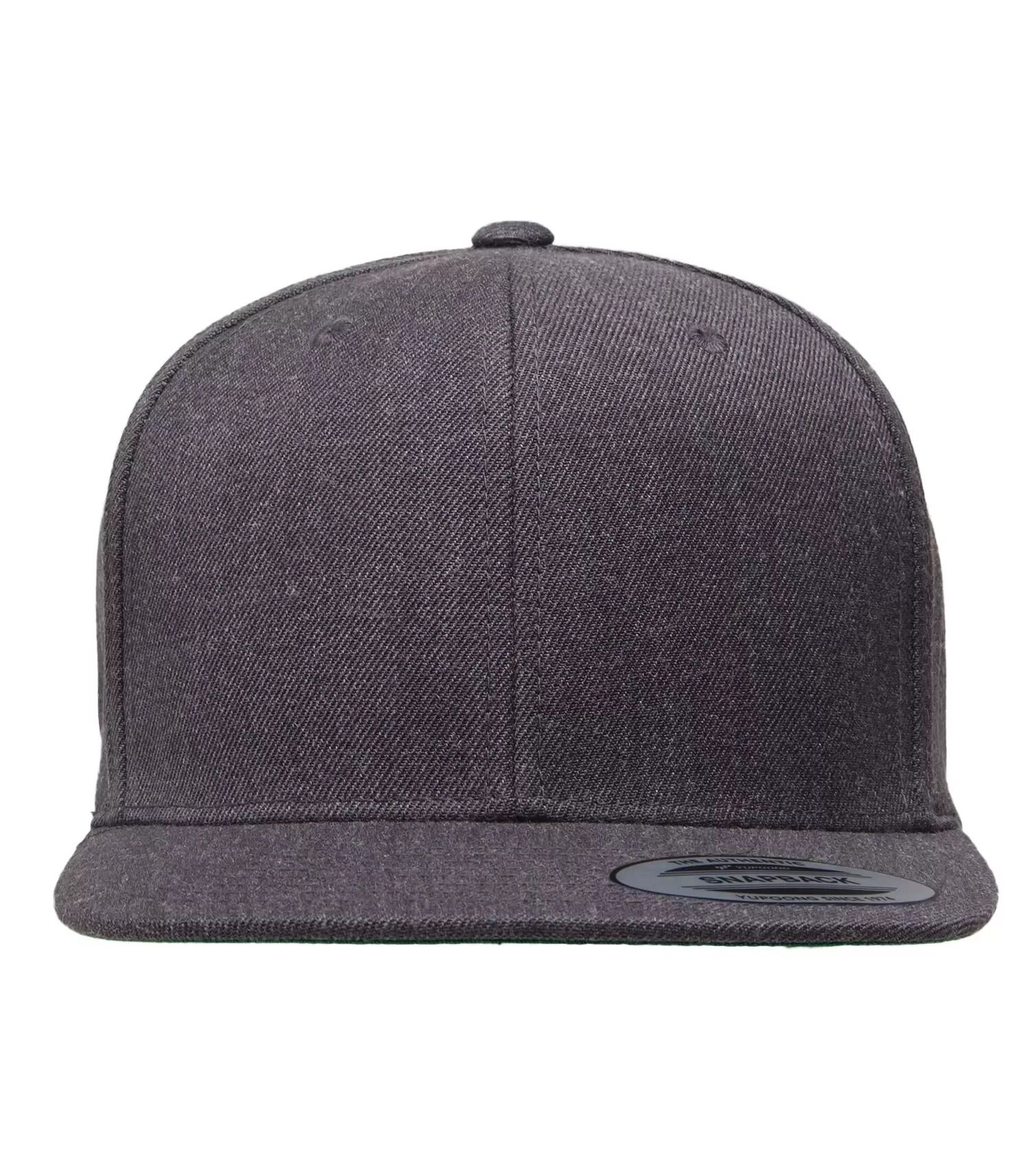 ATC Yupoong YP Classics™ Premium Classic Snapback Cap in Dark Heather