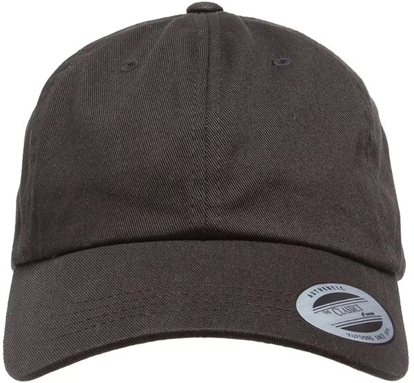 An image of a Custom ATC Yupoong YP Classics Cotton Twill Dad Cap in Black!