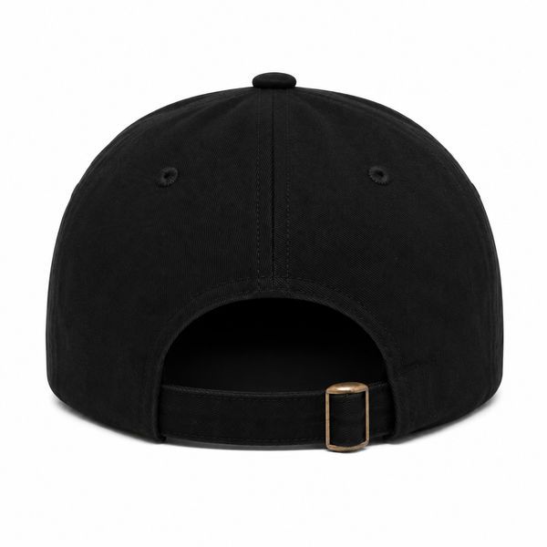 An image of a Custom ATC Yupoong YP Classics Cotton Twill Dad Cap in Black!