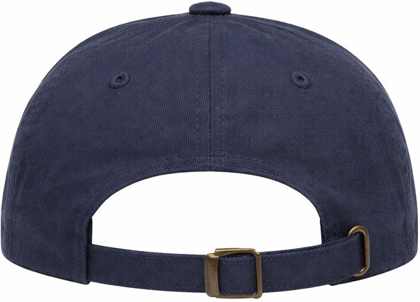 An image of a Custom ATC Yupoong YP Classics Cotton Twill Dad Cap in Navy!