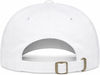 An image of a Custom ATC Yupoong YP Classics Cotton Twill Dad Cap in White!