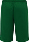 An image of a Custom Athletic Knit Basketball Shorts No Pockets in Dark Green!