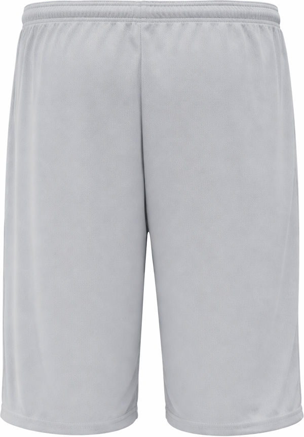 An image of a Custom Athletic Knit Basketball Shorts No Pockets in Grey!