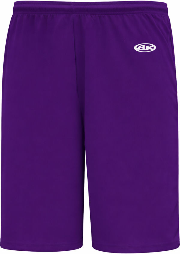 An image of a Custom Athletic Knit Basketball Shorts No Pockets in Purple!