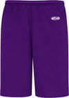 An image of a Custom Athletic Knit Basketball Shorts No Pockets in Purple!