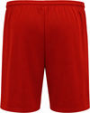 An image of a Custom Athletic Knit Basketball Shorts No Pockets in Red!
