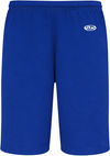 An image of a Custom Athletic Knit Basketball Shorts No Pockets in Royal!