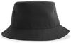 Am image of a Custom Atlantis Headwear Geo Sustainable Bucket Hat in Black!