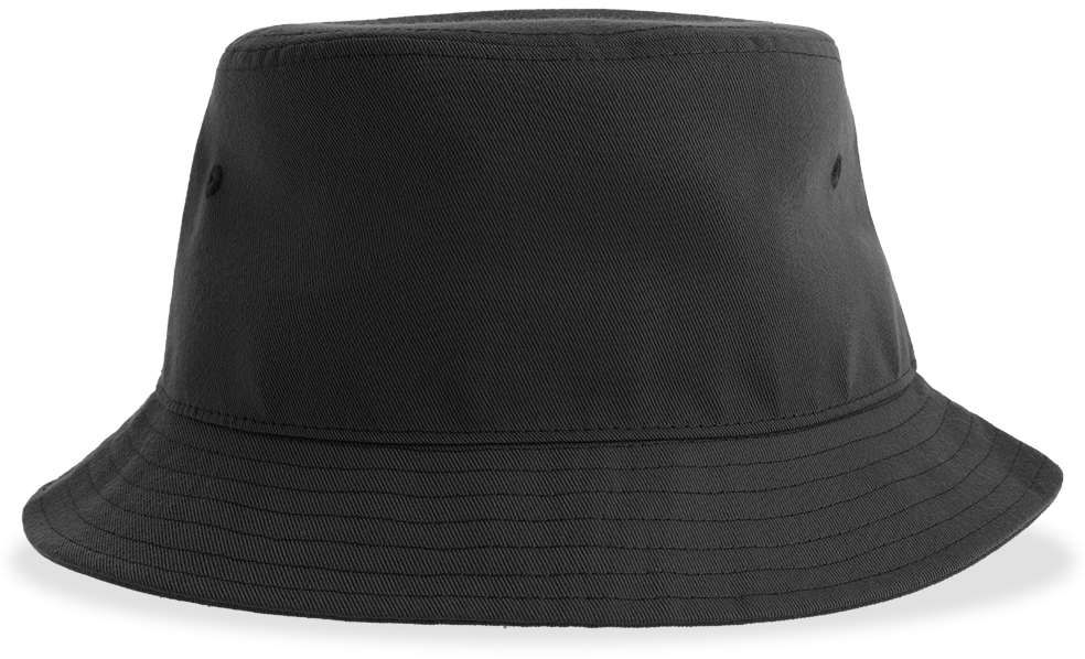 Atlantis Headwear Geo Sustainable Bucket Hat in Black