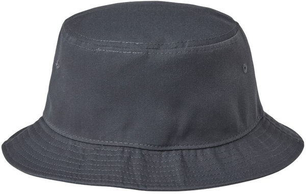 An image of a Custom Atlantis Headwear Geo Sustainable Bucket Hat in Dark Grey!