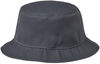 An image of a Custom Atlantis Headwear Geo Sustainable Bucket Hat in Dark Grey!