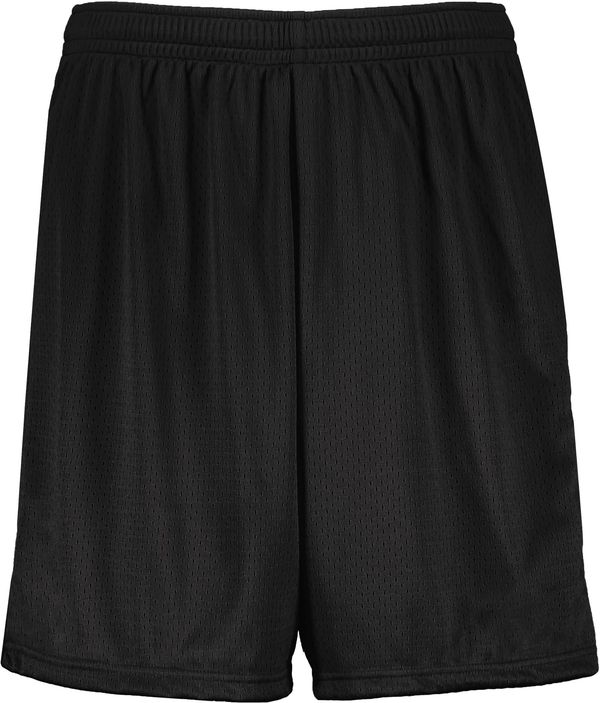 An image of a Custom Augusta 7 Inch Modified Mesh Shorts in Black!