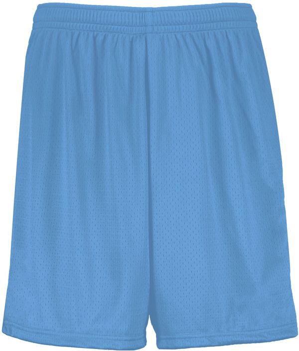An image of a Custom Augusta 7 Inch Modified Mesh Shorts in Columbia Blue!