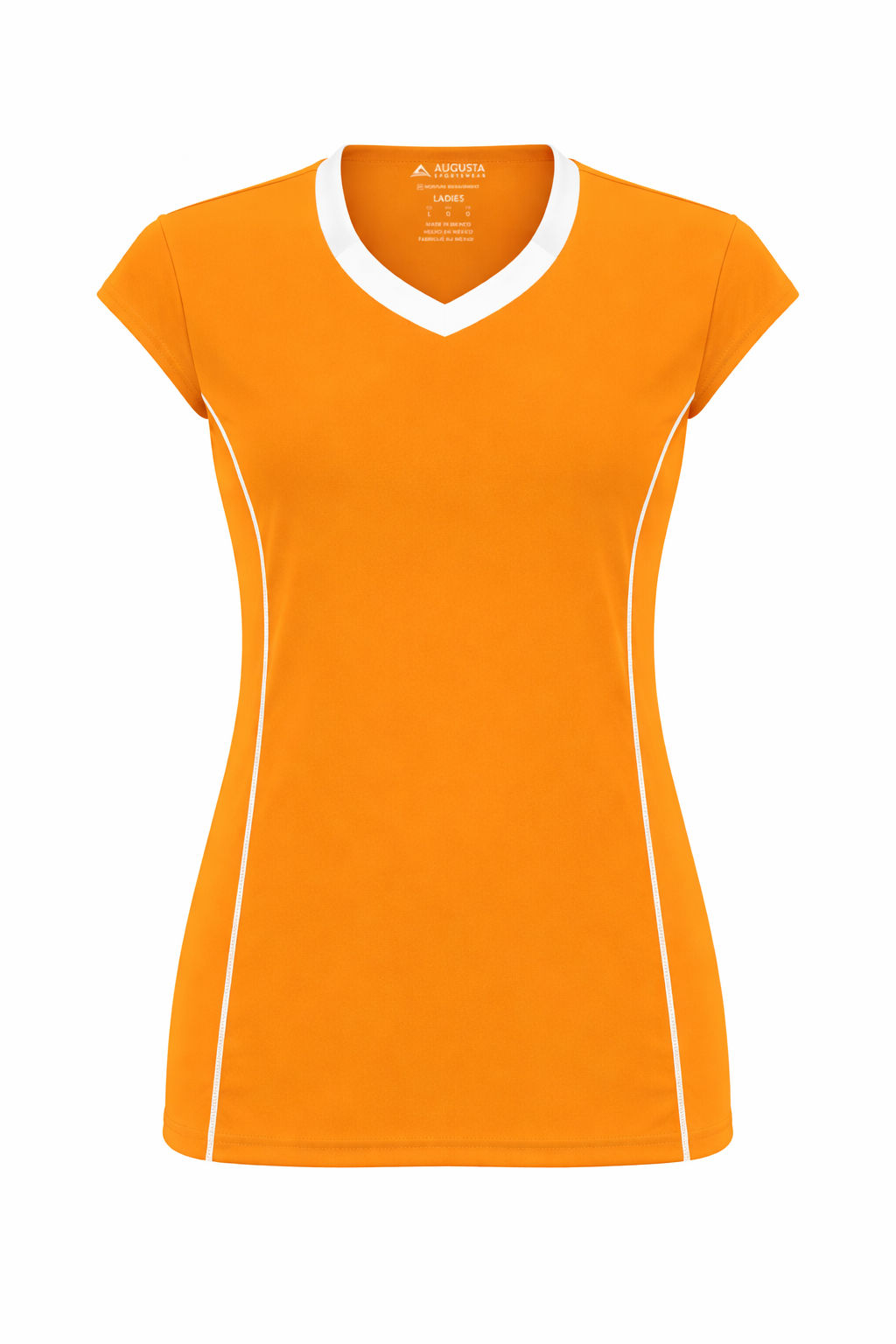 Augusta Ladies Blash Jersey in POWER ORANGE/WHITE