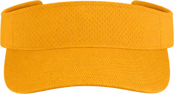 An image of a Custom Augusta Sportswear Athletic Mesh Visor in Gold!