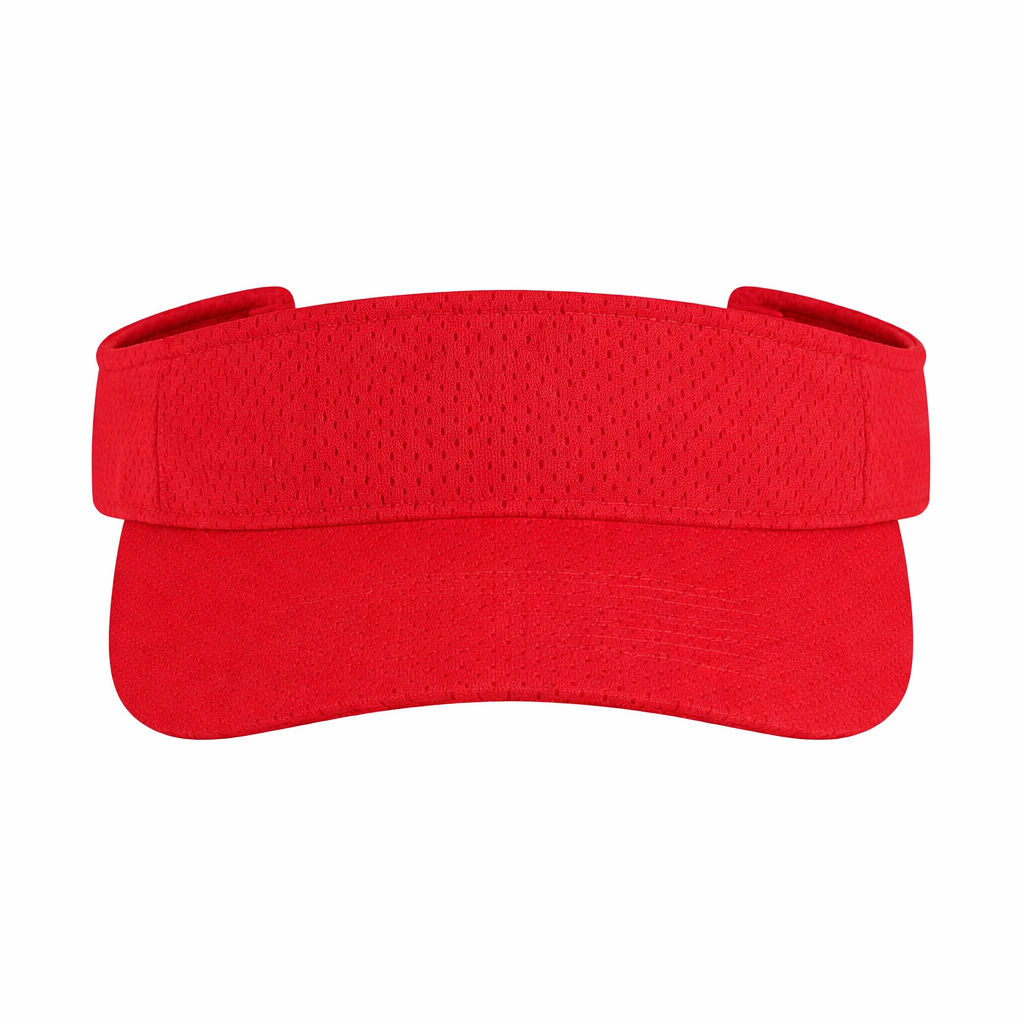 Augusta Sportswear Athletic Mesh Visor in Red