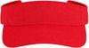 An image of a Custom Augusta Sportswear Athletic Mesh Visor in Red!