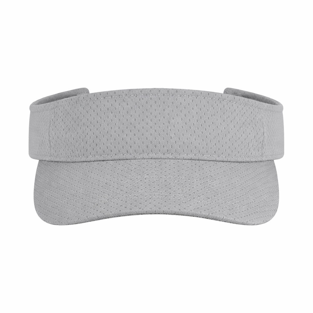 Augusta Sportswear Athletic Mesh Visor in Silver Grey