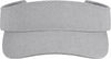 An image of a Custom Augusta Sportswear Athletic Mesh Visor in Silver Grey!