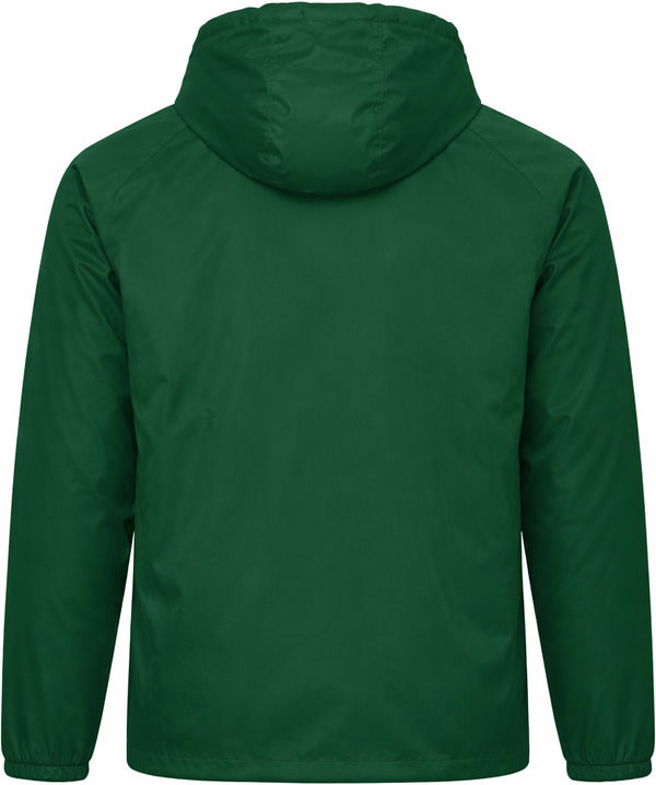 An image of a Custom Augusta Sportswear Hooded Coach Jacket in Dark Green!