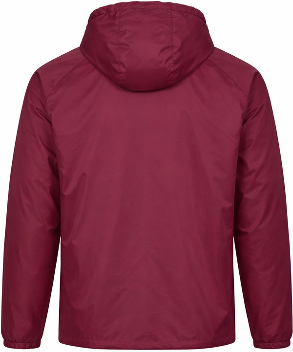 An image of a Custom Augusta Sportswear Hooded Coach Jacket in Maroon!
