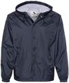 An image of a Custom Augusta Sportswear Hooded Coach Jacket in Navy!