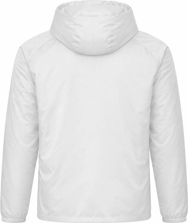 An image of a Custom Augusta Sportswear Hooded Coach Jacket in White!