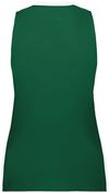 Am image of a Custom Augusta Sportswear Ladies Match Up Basketball Jersey in Dark Green/White!