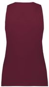 Am image of a Custom Augusta Sportswear Ladies Match Up Basketball Jersey in Maroon/White!