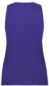 An image of a Custom Augusta Sportswear Ladies Match Up Basketball Jersey in Purple/White!