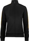 Am image of a Custom Augusta Sportswear Ladies Medalist Jacket in Black/Gold!