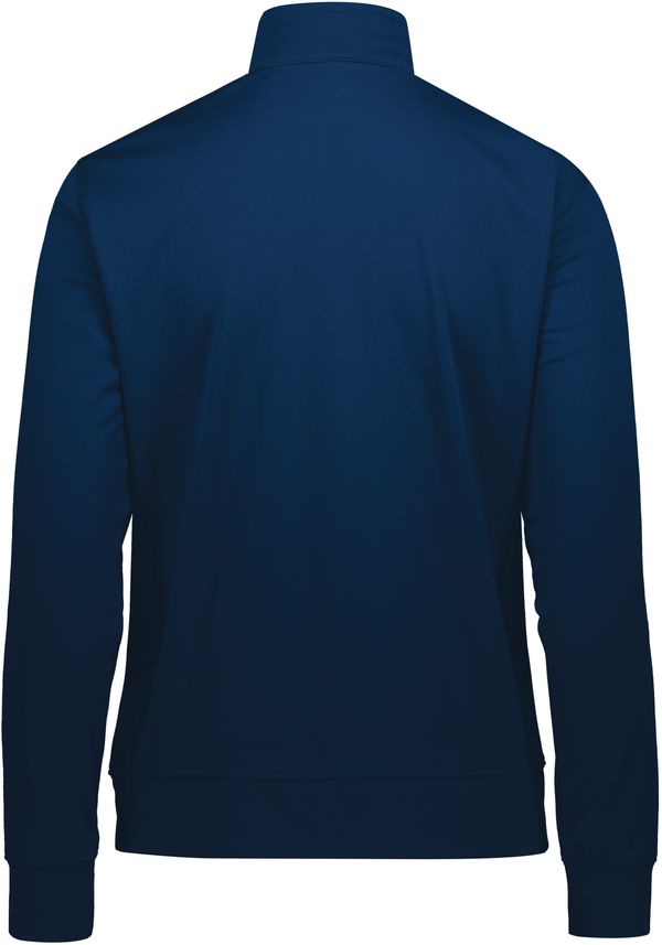 Am image of a Custom Augusta Sportswear Ladies Medalist Jacket in Navy/Vegas Gold!