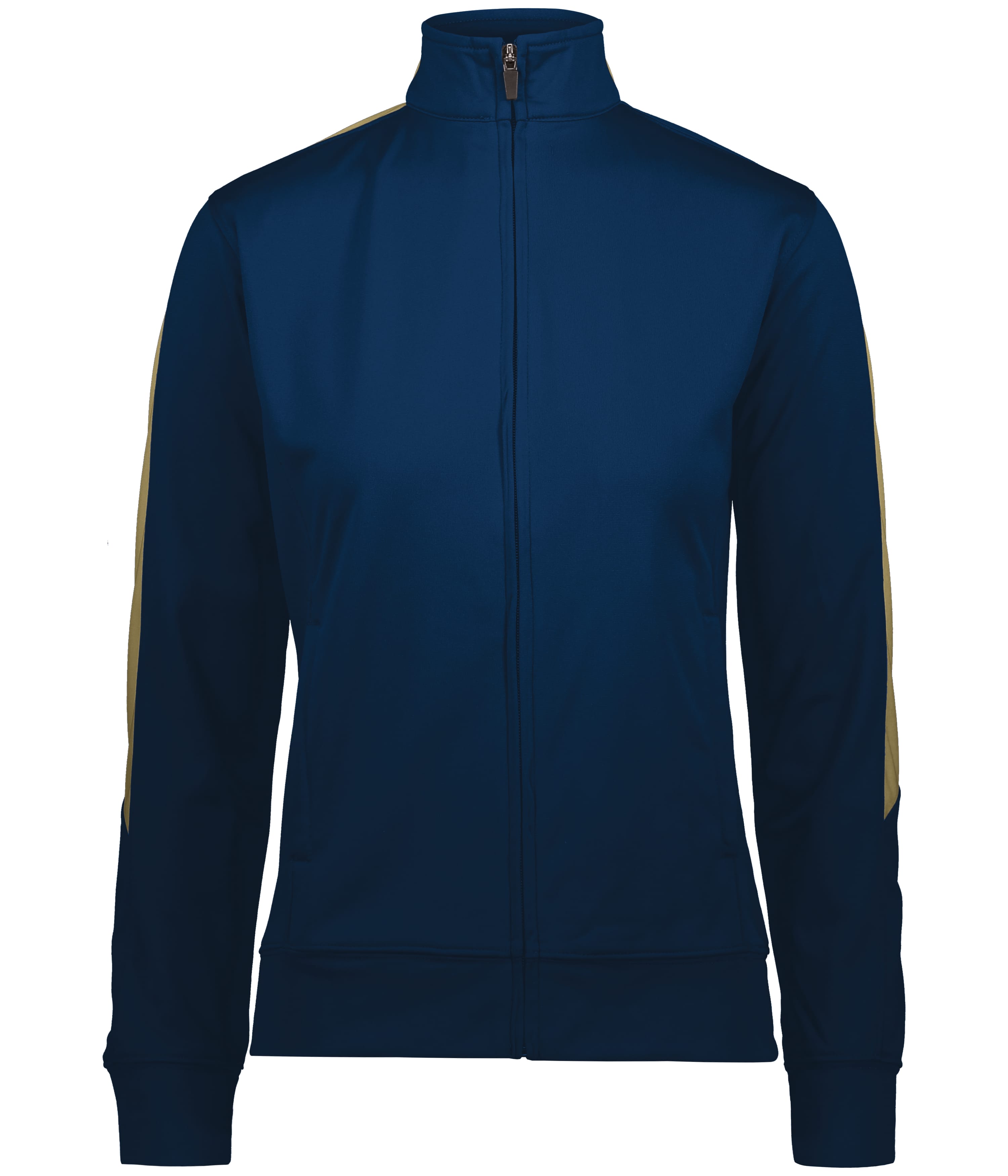 Augusta Sportswear Ladies Medalist Jacket in Navy/Vegas Gold