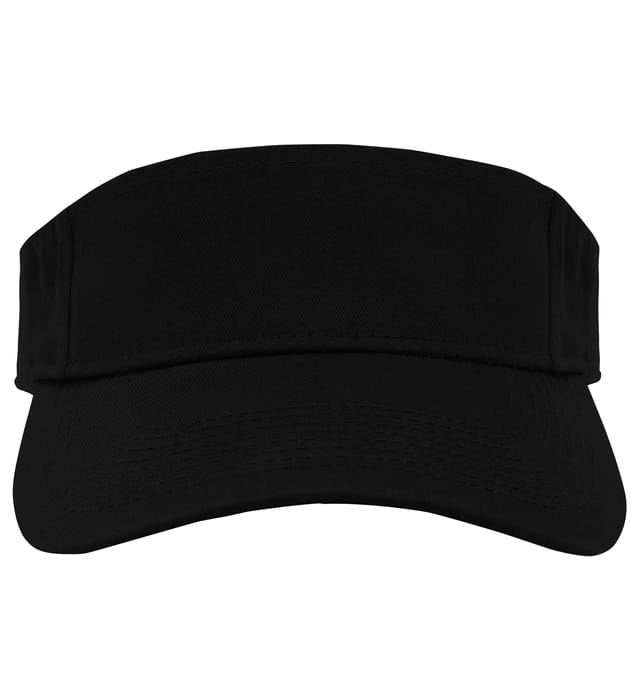 Augusta Sportwear Sport Twill Visor in Black