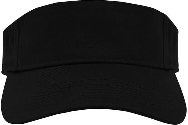 An image of a Custom Augusta Sportwear Sport Twill Visor in Black!
