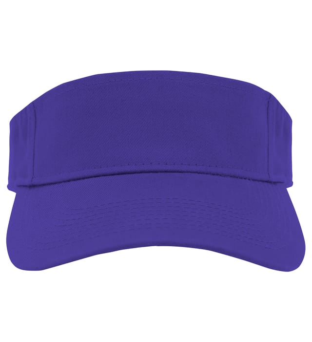 Augusta Sportwear Sport Twill Visor in Purple