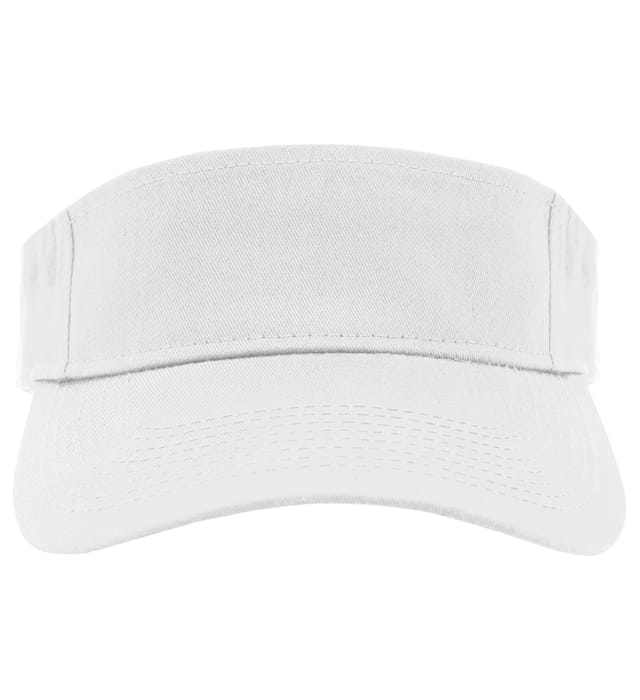 Augusta Sportwear Sport Twill Visor in White