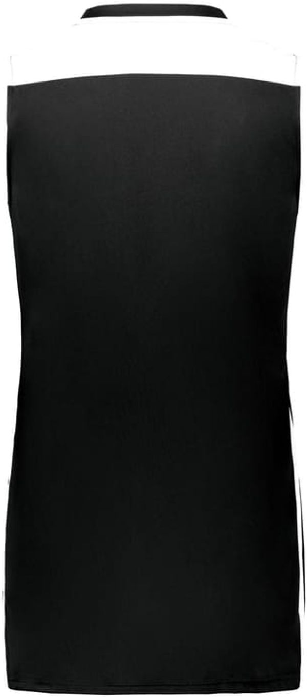 An image of a Custom Augusta Swish Reversible Basketball Jersey in Black/White!