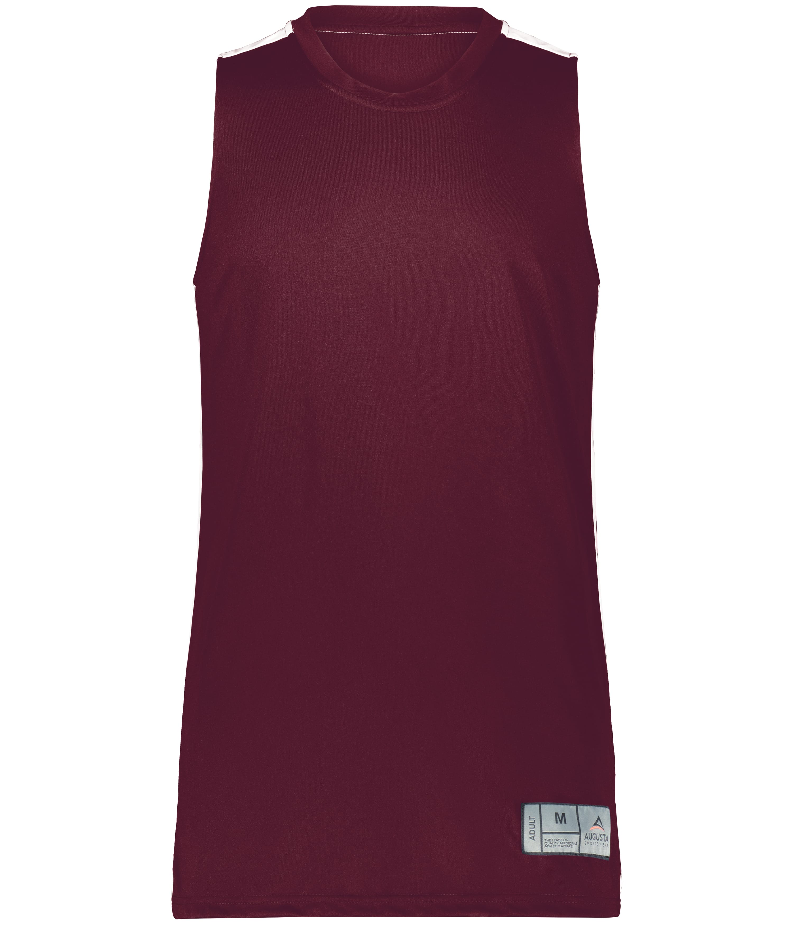Augusta Swish Reversible Basketball Jersey in Maroon/White