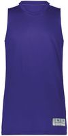 An image of a Custom Augusta Swish Reversible Basketball Jersey in Purple/White!