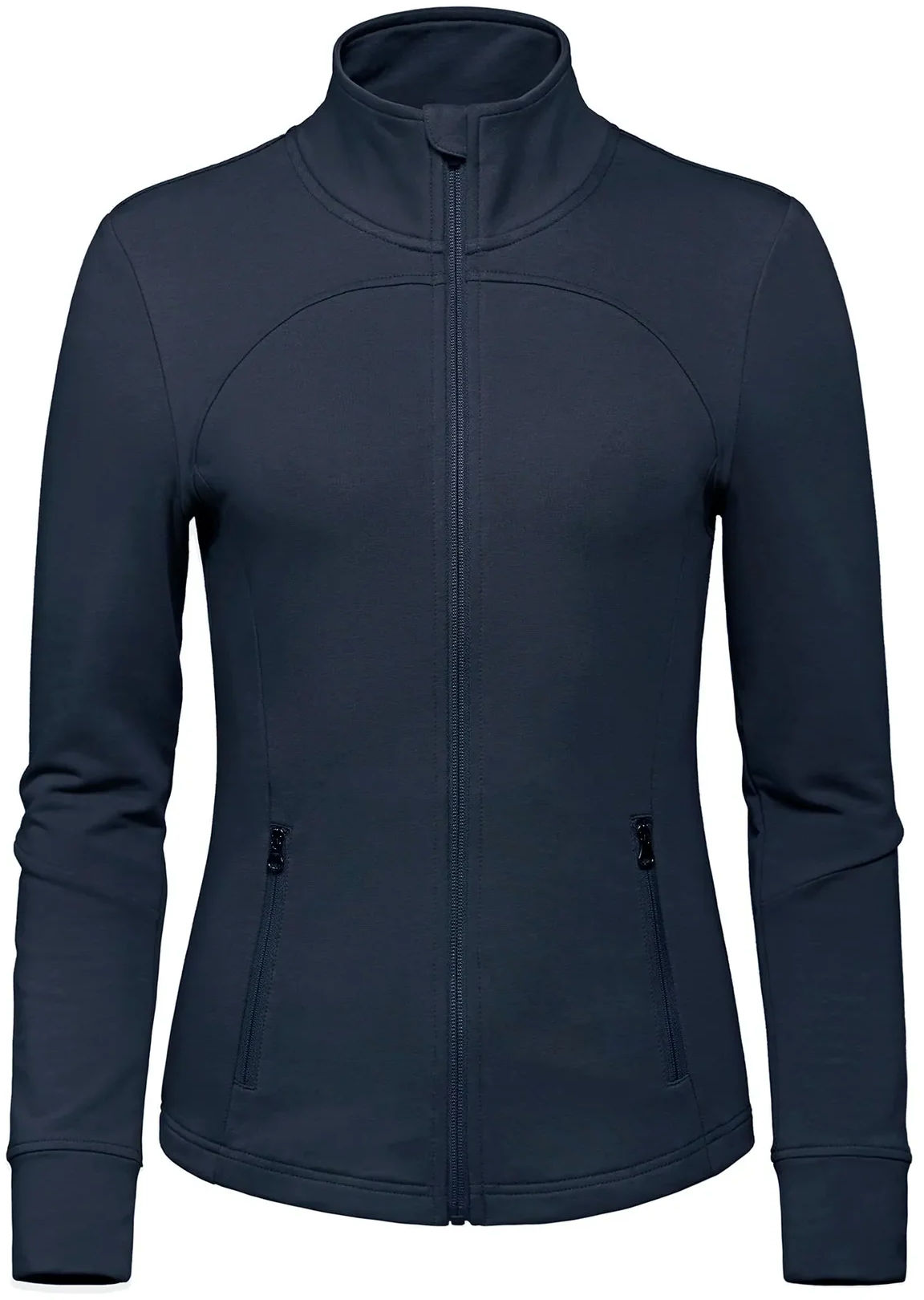 Aventurer Ladies French Terry Performance Full Zip Sweatshirt in Navy