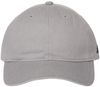 Am image of a Custom Adidas Sustainable Organic Relaxed Cap in Grey Three!