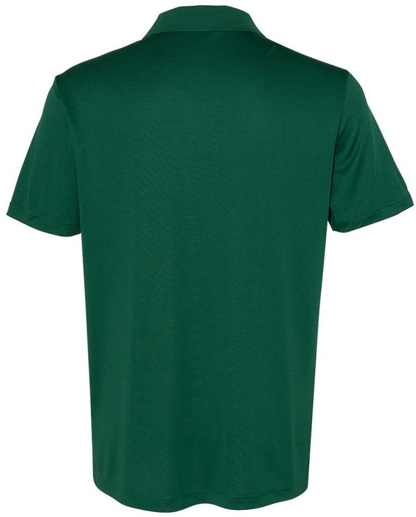 Am image of a Custom Adidas Performance Sport Shirt in Collegiate Green!