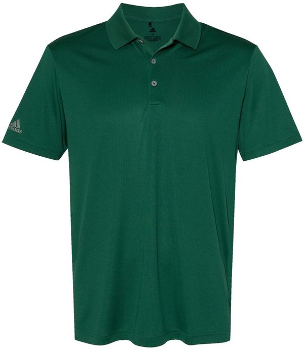 Am image of a Custom Adidas Performance Sport Shirt in Collegiate Green!