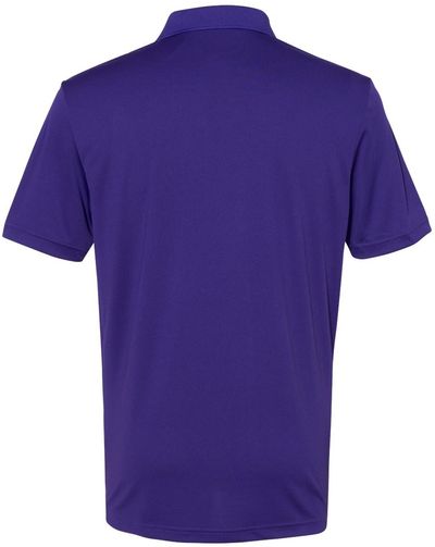 Am image of a Custom Adidas Performance Sport Shirt in Collegiate Purple!
